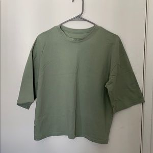 Boxy green shirt